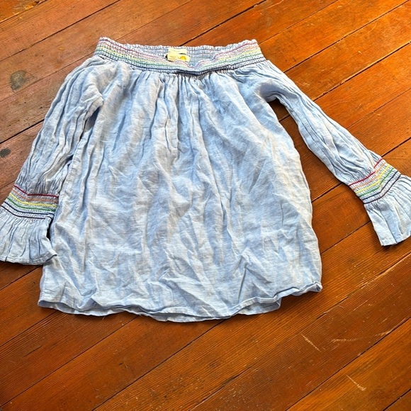 Linen Off The Shoulder Top - Picture 1 of 4
